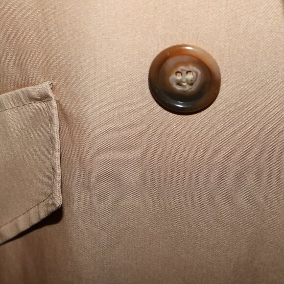 Sears vintage ladies raincoat trench coat no liner excellent - Picture 8 of 11